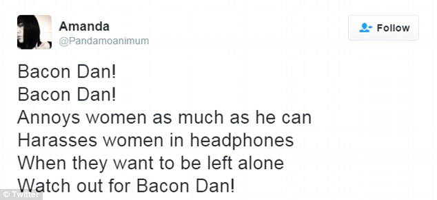 Many Twitter users were outraged by the advice, saying a woman in headphones would be 