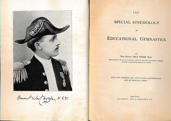 In 1886, Swedish baron Nils Posse (1862-1895) introduced the term Kinesiology in the US, 1894 he wrote the book "The Special Kinesiology of Educational Gymnastics". Nils Posse was a graduate of the Royal Gymnastic Central Institute in Stockholm, Sweden and founder of the Posse Gymnasium, Boston, MA.